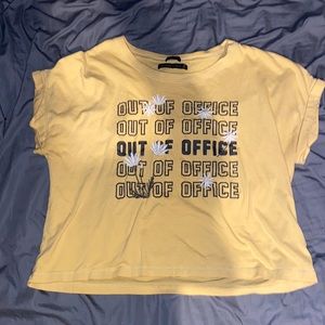 Abercrombie and fitch crop top